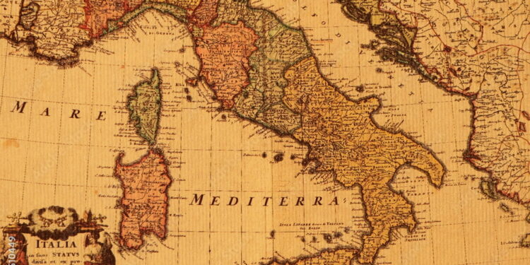 Cartina Mare Adriatico.