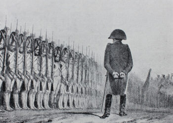 "The parade" by Raffet in the vintage book The Painting History, by R. Muter, 1900