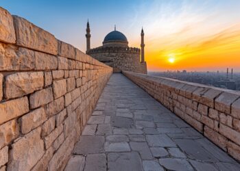 Cittadella del Cairo. Fortificazioni progettate da Qaraqush