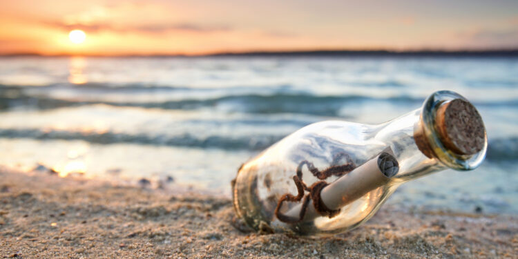 Messaggio in bottiglia.